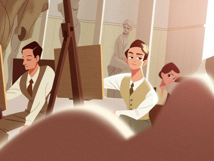 دوره تصویرسازی صحنه های الهام گرفته از پیکسار روی تبلت